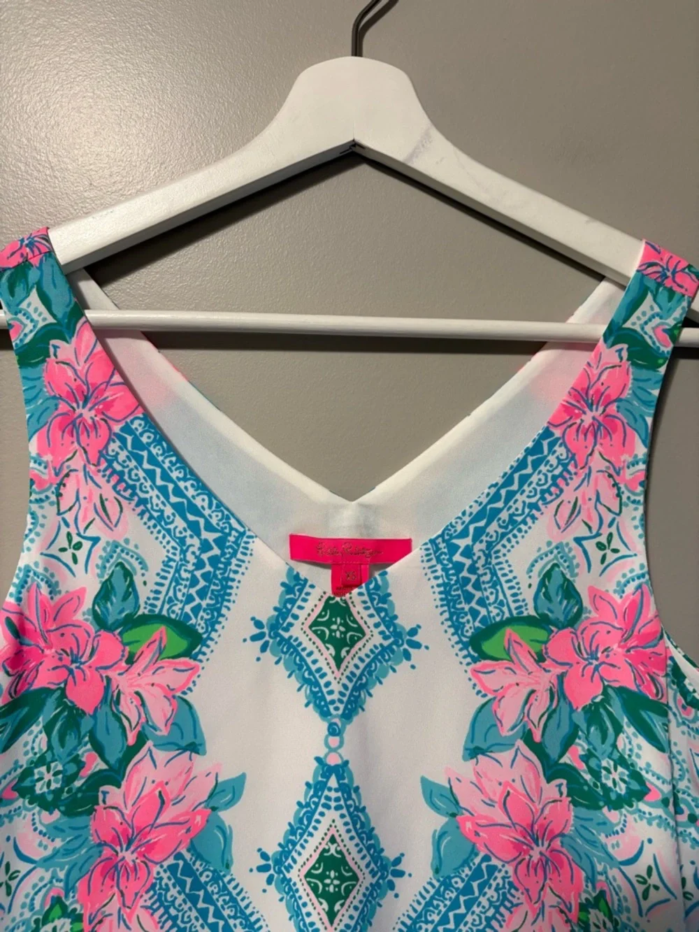 Lilly Pulitzer Florin Girls Best Friend  Blouse Sleeveless - Picture 4 of 11